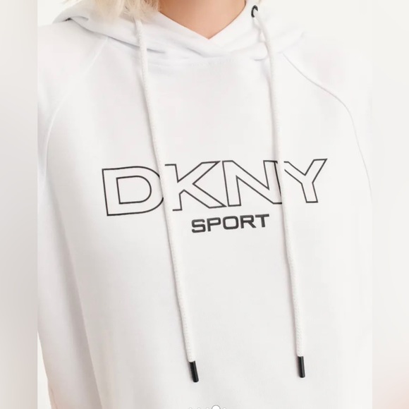 NWT DKNY Outline Logo Hooded Sneaker Dress - Picture 4 of 7